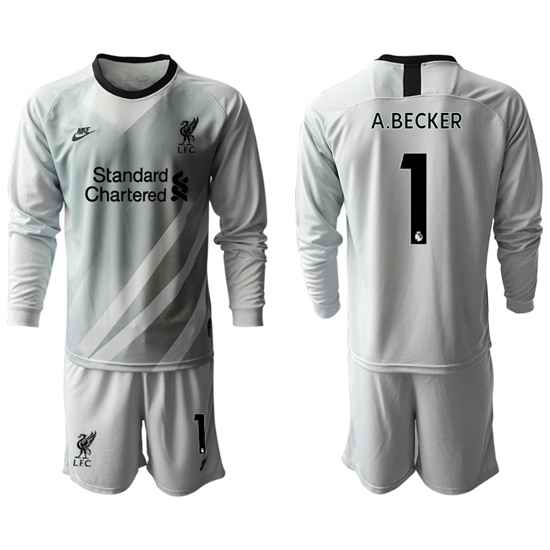 Men Liverpool Long Sleeve Soccer Jerseys 525